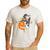 Boston Terrier Pumpkin Jack O Lantern Halloween Men's Casual T-Shirt White
