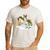 Boston Terrier Riding Unicorn Boys Girls Kids Rainbow Men's Casual T-Shirt White