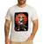 Boston Terrier Samurai Ninja Vintage Anime Japanese Ukiyo-e Men's Casual T-Shirt White