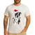 Boston Terrier Santa Christmas Lights Xmas Dog Lover Men Women Kids Men's Casual T-Shirt White