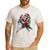Boston Terrier Santa Claus Hat Merry Christmas Dog X-Mas Men's Casual T-Shirt White