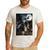 Boston Terrier Selfie Full Moon Flying Witch Halloween Dog Men's Casual T-Shirt White