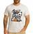 Boston Terrier Skeleton Mummy Witch Halloween Men's Casual T-Shirt White