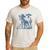Boston Terrier UFO Cowboy Dog Dog Mom Dog Dad Alien Dog Men's Casual T-Shirt White
