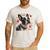 Boston Terrier Is My Valentine Cute Pet Dog Owner Valentine Men's Casual T-Shirt White