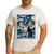 Boston Terrier Van Gogh Starry Night Men's Casual T-Shirt White