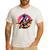 Boston Terrier Wearing A Cowboy Hat On T-Rex Men's Casual T-Shirt White
