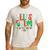 All Calm Said No Teacher Teacher Christmas Lights Men's Casual T-Shirt White