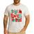 Christmas Coquette Bow Teacher Teach Love Inspire Men's Casual T-Shirt White Christmas Coquette Bow Teacher Teach Love Inspire Men's Casual T-Shirt White