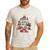 Christmas Library Tree Love Reading Books Nerd Teacher Men's Casual T-Shirt White