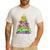 Christmas Tree Made Of Crayons School Teacher Life Student Men's Casual T-Shirt White Christmas Tree Made Of Crayons School Teacher Life Student Men's Casual T-Shirt White