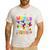 Color The World With Kindness Crayon Positivity Teacher Men's Casual T-Shirt White Color The World With Kindness Crayon Positivity Teacher Men's Casual T-Shirt White
