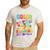 Color The World With Kindness Teachers Back To School Men's Casual T-Shirt White