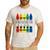 Colorful Crayon Kindergarten Team Tee For Teachers Students Men Women Kids Men's Casual T-Shirt White