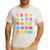 Counting 1-10 Learn To Count Number School Kids Teacher Men's Casual T-Shirt White