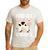 Cow Teacher Lover Men's Casual T-Shirt White