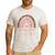 Cute Daycare Teacher Rainbow Leopard Print Childcare Worker Men's Casual T-Shirt White Cute Daycare Teacher Rainbow Leopard Print Childcare Worker Men's Casual T-Shirt White