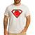 Cute Distressed Super Teacher Superhero Apple Shirt Men's Casual T-Shirt White Cute Distressed Super Teacher Superhero Apple Shirt Men's Casual T-Shirt White