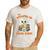 Cute Halloween Teacher Librarian Mummy Reading Books Men's Casual T-Shirt White