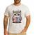 Cute Reading Owl Book Lover Teacher Librarian Bookworm Men's Casual T-Shirt White
