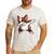 Dabbing Red Boston Terrier Dab Dance Dog Men Women Kids Men's Casual T-Shirt White