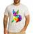 Dog Lover Boston Terrier Dog Colorful Boston Terrier Men Women Kids Men's Casual T-Shirt White
