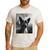 Dog Mom Dad Alien Selfie Boston Terrier UFO For Men Women Men's Casual T-Shirt White