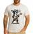 Dog Playing Guitar Singing Boston Terrier For Men Women Girls Kids Men's Casual T-Shirt White