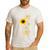 Dragonfly Sunflower Teacher Growth Mindset Choose To Shine Men's Casual T-Shirt White
