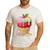 Dripping Apple Ice Cream Cone Cute Teacher Appreciation Men's Casual T-Shirt White Dripping Apple Ice Cream Cone Cute Teacher Appreciation Men's Casual T-Shirt White