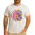 Dyslexia Different Perspective Reading Brain Floral Teacher Men's Casual T-Shirt White