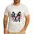 Even My Boston Terrier Loves Trump Trump Supporter Dog Lover Men's Casual T-Shirt White