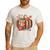 Fall Book Pumpkin Retro Reading Halloween Teacher Men's Casual T-Shirt White Fall Book Pumpkin Retro Reading Halloween Teacher Men's Casual T-Shirt White