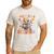 Fall In Love With Reading Halloween Stack Of Book Teacher Men's Casual T-Shirt White