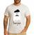 French Teacher Halloween Bonjour Ghost Men's Casual T-Shirt White French Teacher Halloween Bonjour Ghost Men's Casual T-Shirt White