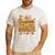 Groovy Coffee Teach Repeat Retro Teacher Men's Casual T-Shirt White Groovy Coffee Teach Repeat Retro Teacher Men's Casual T-Shirt White