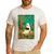 Groovy Ghost Reading Book Cat Halloween Ghost Teacher Men's Casual T-Shirt White