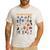 Halloween Alphabet ABCs Learning Kindergarten Teacher Men's Casual T-Shirt White Halloween Alphabet ABCs Learning Kindergarten Teacher Men's Casual T-Shirt White