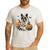 Halloween Boston Terrier Ghost Men's Casual T-Shirt White