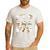 Halloween Ghost Playing Musical Instruments Music Teacher Men's Casual T-Shirt White Halloween Ghost Playing Musical Instruments Music Teacher Men's Casual T-Shirt White
