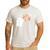 Halloween Music Note Ghost Teacher Fall Musical Instrument Men's Casual T-Shirt White