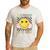 Happy Dot Day Hippie Flowers Smile Face Groovy Teacher Kids Men's Casual T-Shirt White Happy Dot Day Hippie Flowers Smile Face Groovy Teacher Kids Men's Casual T-Shirt White