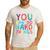 You Can Do Hard Things School Student Teachers Men's Casual T-Shirt White You Can Do Hard Things School Student Teachers Men's Casual T-Shirt White