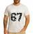 Haunted By 6 7 67 Six Seven Halloween Teacher Mom Men's Casual T-Shirt White Haunted By 6 7 67 Six Seven Halloween Teacher Mom Men's Casual T-Shirt White