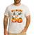 Haunted By 67 Boo Ghost Pumpkin Halloween Teacher Men's Casual T-Shirt White Haunted By 67 Boo Ghost Pumpkin Halloween Teacher Men's Casual T-Shirt White