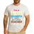 I'm Mom Grandma And A Retired Teacher Nothing Scares Me Men Women Men's Casual T-Shirt White