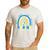 Be Kind Rainbow Down Syndrome Awareness Teacher Blue Yellow Men's Casual T-Shirt White Be Kind Rainbow Down Syndrome Awareness Teacher Blue Yellow Men's Casual T-Shirt White