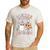 Kindergarten Boo Crew Halloween Floral Ghost Kinder Teacher Men's Casual T-Shirt White