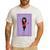 La Maestra Mexican Bingo Card Teacher Lottery Card Men's Casual T-Shirt White