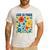 Leer Es Poder Cute Floral Boho Spanish Teacher Reading Men's Casual T-Shirt White Leer Es Poder Cute Floral Boho Spanish Teacher Reading Men's Casual T-Shirt White